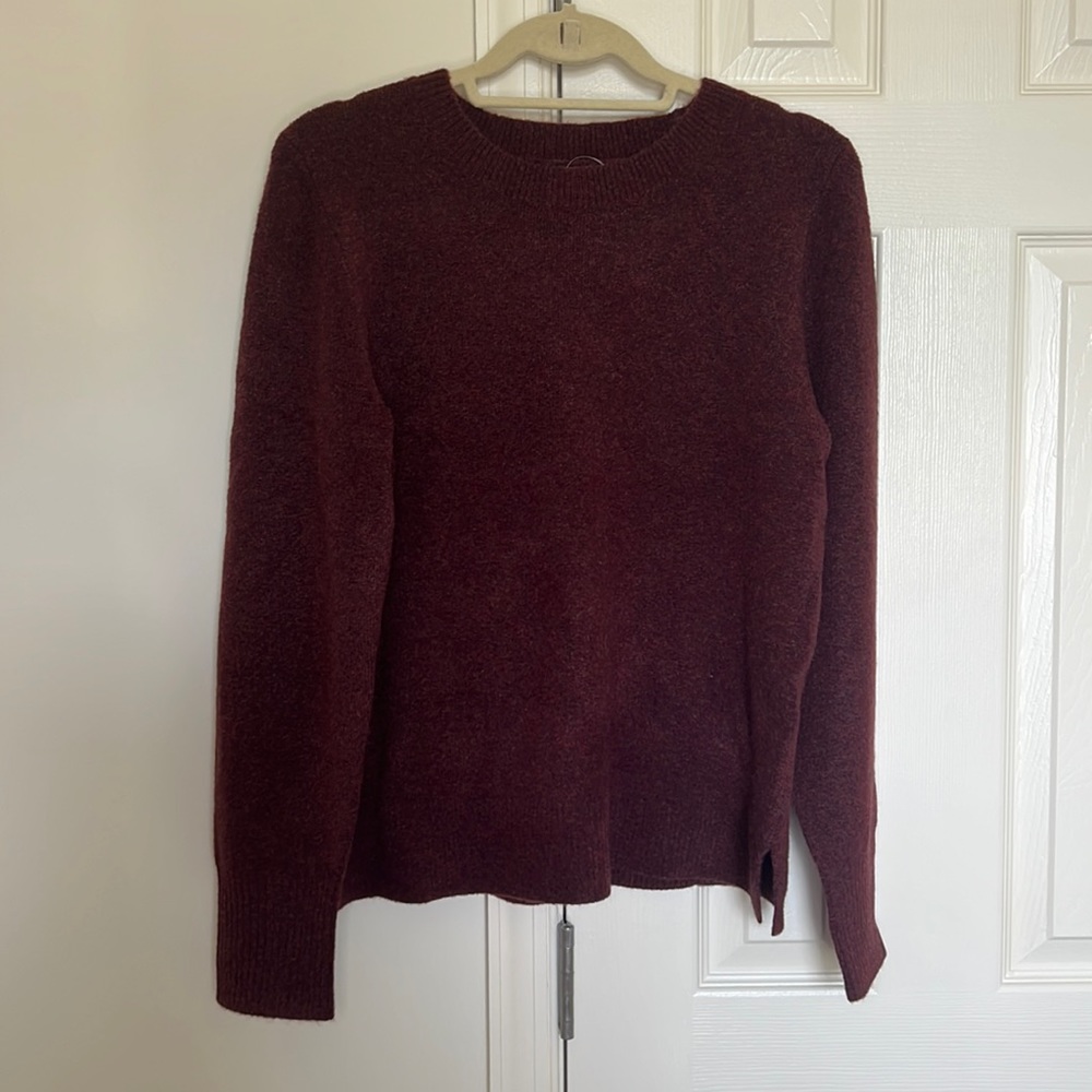 Burgundy sweater